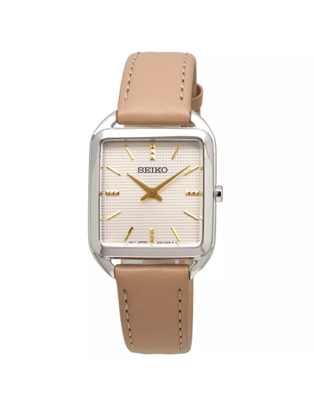 reloj mujer cuarzo Seiko Classic SWR089P1 26mm50m WR correa de cuero