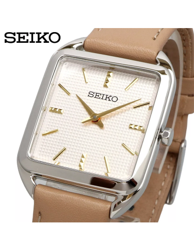 reloj mujer cuarzo Seiko Classic SWR089P1 26mm50m WR correa de cuero