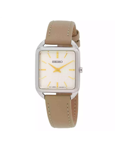 reloj mujer cuarzo Seiko Classic SWR089P1 26mm50m WR correa de cuero
