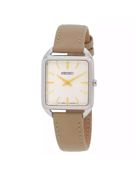 reloj mujer cuarzo Seiko Classic SWR089P1 26mm50m WR correa de cuero