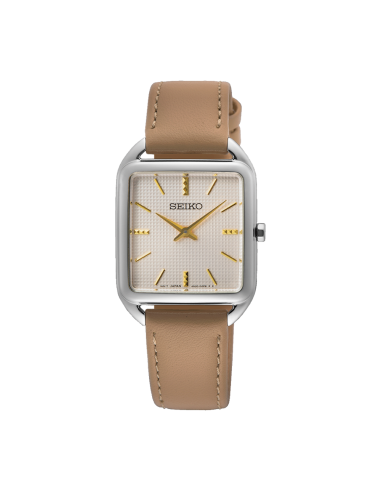 reloj mujer cuarzo Seiko Classic SWR089P1 26mm50m WR correa de cuero