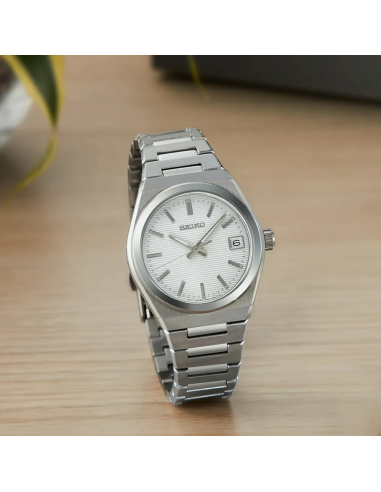 reloj mujer cuarzo Seiko Conceptual SUR573P1 34mm 100m WR cristal de zafiro correa de acero