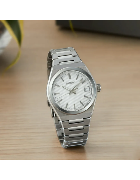 reloj mujer cuarzo Seiko Conceptual SUR573P1 34mm 100m WR cristal de zafiro correa de acero