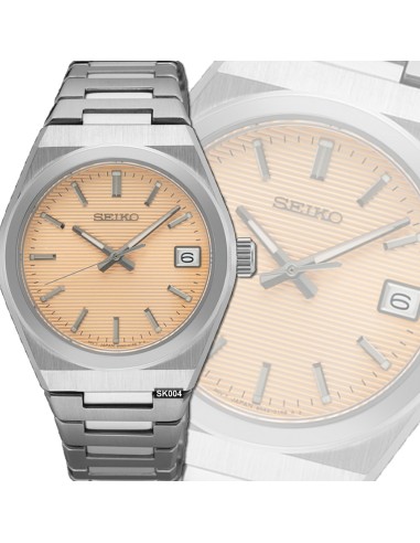 reloj mujer cuarzo Seiko Conceptual SUR577P1 34mm 100m WR cristal de zafiro correa de acero