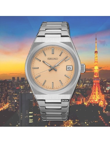 reloj mujer cuarzo Seiko Conceptual SUR577P1 34mm 100m WR cristal de zafiro correa de acero
