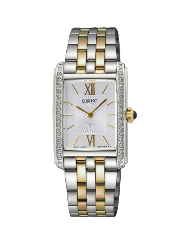 reloj mujer Seiko Classic Crystals SWR093P1 22.7mm 30m WR correa de acero