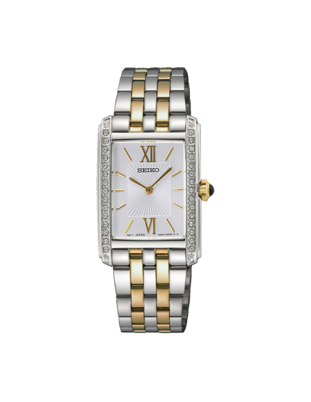 reloj mujer Seiko Classic Crystals SWR093P1 22.7mm 30m WR correa de acero