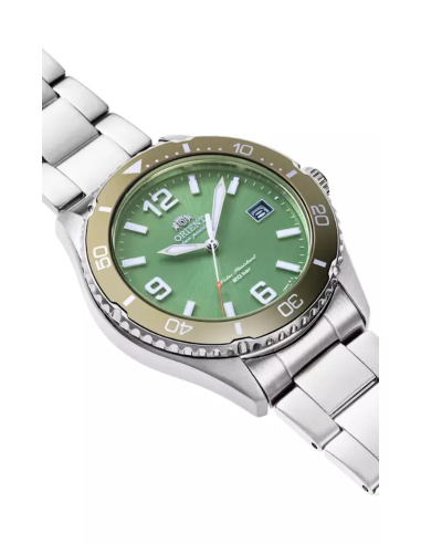 Reloj de buceo solar hombre Orient Kamasu RA-WJ0001E 39.9mm 200m WR cristal de zafiro correa de acero
