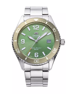 Reloj de buceo solar hombre Orient Kamasu RA-WJ0001E 39.9mm 200m WR cristal de zafiro correa de acero