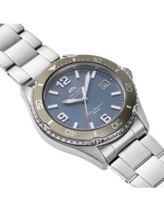 Reloj de buceo solar hombre Orient Kamasu RA-WJ0002L 39.9mm 200m WR cristal de zafiro correa de acero 2