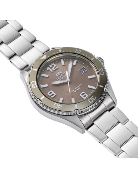 buceo solar hombre Orient Kamasu Copper RA-WJ0004Y 39.9mm 200m WR cristal de zafiro