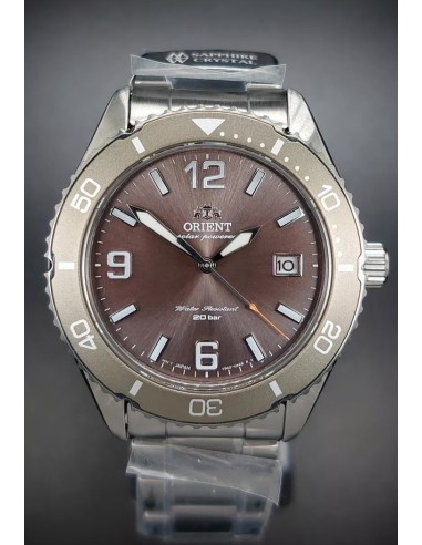 buceo solar hombre Orient Kamasu Copper RA-WJ0004Y 39.9mm 200m WR cristal de zafiro