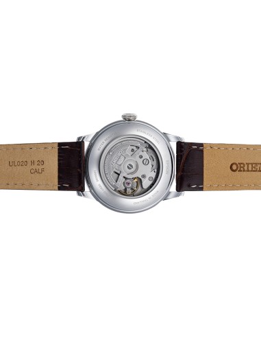 Reloj automático hombre Orient Bambino Small Seconds RA-AP0105Y 38.4mm correa de cuero (admite cuerda manual)