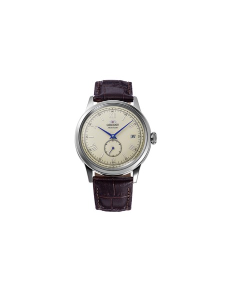 Reloj automático hombre Orient Bambino Small Seconds RA-AP0105Y 38.4mm correa de cuero (admite cuerda manual)