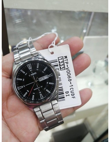 Reloj analogico Casio MTP-V006D-1C correa acero 45,1 × 38 × 9,4 mm