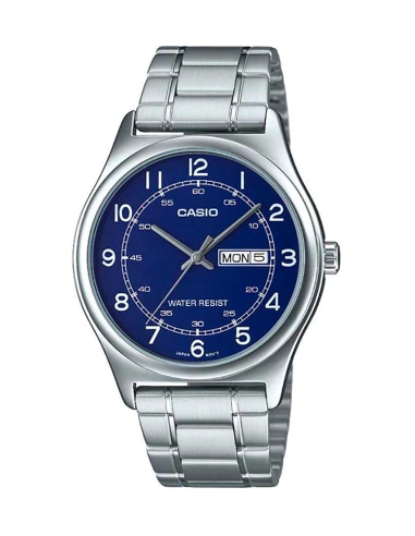 Reloj analogico Casio MTP-V006D-2b correa acero 45,1 × 38 × 9,4 mm