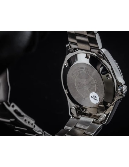 reloj automático buceo hombre Orient Mako II TAA02009D 41,5mm 200m WR correa de acero