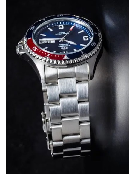 reloj automático buceo hombre Orient Mako II TAA02009D 41,5mm 200m WR correa de acero