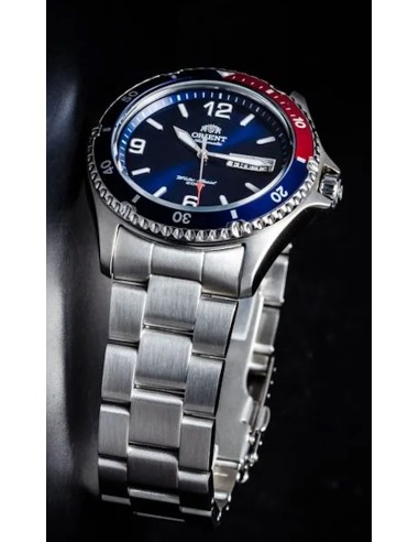 reloj automático buceo hombre Orient Mako II TAA02009D 41,5mm 200m WR correa de acero