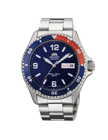 reloj automático buceo hombre Orient Mako II TAA02009D 41,5mm 200m WR correa de acero
