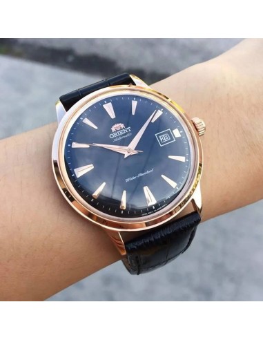 reloj automático hombre Orient Bambino TAC00001B 40,5mm F6724  30m WR correa de cuero