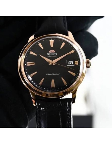 reloj automático hombre Orient Bambino TAC00001B 40,5mm F6724  30m WR correa de cuero