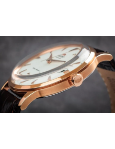 reloj automático hombre Orient Bambino TAC00002W 40,5mm F6724  30m WR correa de cuero (admite cuerda manual) 2