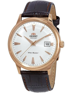 reloj automático hombre Orient Bambino TAC00002W 40,5mm F6724  30m WR correa de cuero (admite cuerda manual)