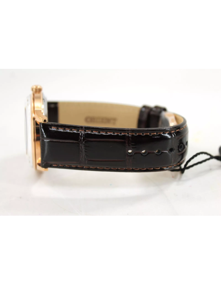 reloj automático hombre Orient Bambino TAC00002W 40,5mm F6724  30m WR correa de cuero (admite cuerda manual)