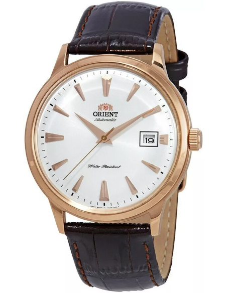 reloj automático hombre Orient Bambino TAC00002W 40,5mm F6724  30m WR correa de cuero (admite cuerda manual)