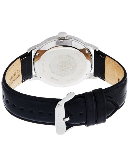 reloj automático hombre Orient Bambino TAC0000AB 40,5mm F6724  30m WR correa de cuero (admite cuerda manual)