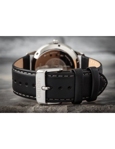 reloj automático hombre Orient Bambino TAC0000CA 40,5mm F6724  30m WR correa de cuero (admite cuerda manual)