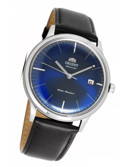 reloj automático hombre Orient Bambino TAC0000DD  40,5mm F6724  30m WR correa de cuero (admite cuerda manual)