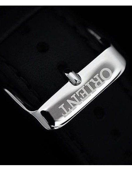 reloj automático hombre Orient Bambino TAC0000DD  40,5mm F6724  30m WR correa de cuero (admite cuerda manual)