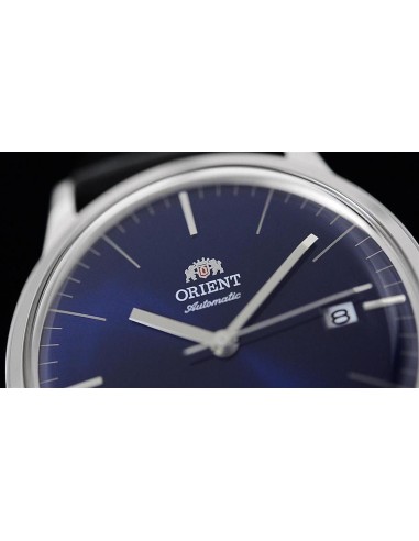 reloj automático hombre Orient Bambino TAC0000DD  40,5mm F6724  30m WR correa de cuero (admite cuerda manual)