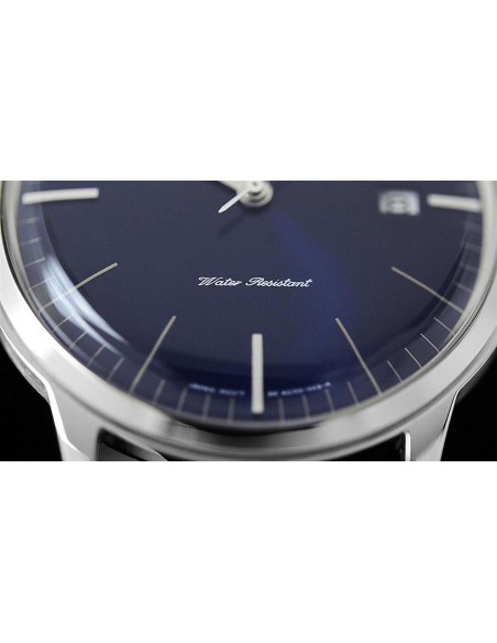 reloj automático hombre Orient Bambino TAC0000DD  40,5mm F6724  30m WR correa de cuero (admite cuerda manual)