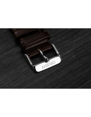 reloj automático hombre Orient Bambino TAC0000EW  40,5mm F6724  30m WR correa de cuero (admite cuerda manual)