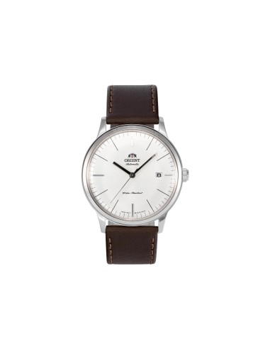 reloj automático hombre Orient Bambino TAC0000EW  40,5mm F6724  30m WR correa de cuero (admite cuerda manual)