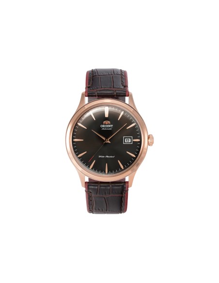 reloj automático hombre Orient Bambino TAC08001T 42MM 30m WR correa de cuero