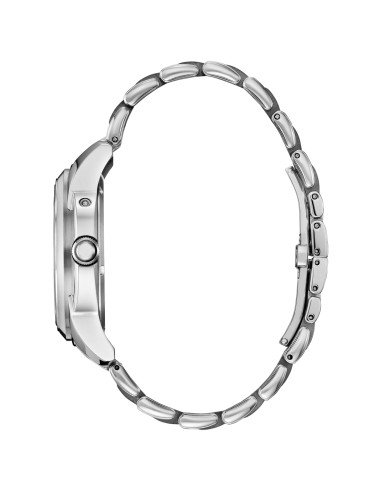 hombre solar  Citizen Calendrier Moon Phase BU0080-52X 41.8mm 100m WR cristal de zafiro correa de acero