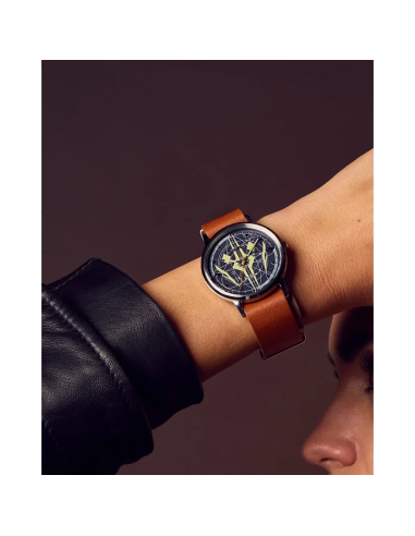 reloj hombre Citizen Eco-Drive Ahsoka Tano Star Wars  BJ6508-02W 40.5mm 50m WR correa de cuero movimiento Eco-Drive