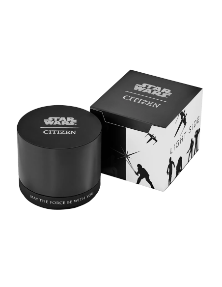 reloj hombre Citizen Eco-Drive Ahsoka Tano Star Wars  BJ6508-02W 40.5mm 50m WR correa de cuero movimiento Eco-Drive