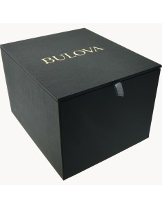 reloj hombre Bulova Prestige Classic Chronograph 96B459 40mm cristal de zafiro correa de acero 100m WR 2