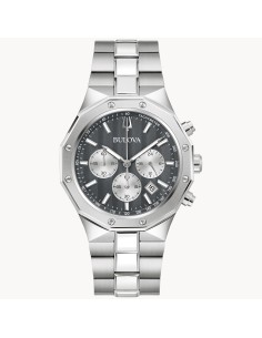 reloj hombre Bulova Prestige Classic Chronograph 96B459 40mm cristal de zafiro correa de acero 100m WR