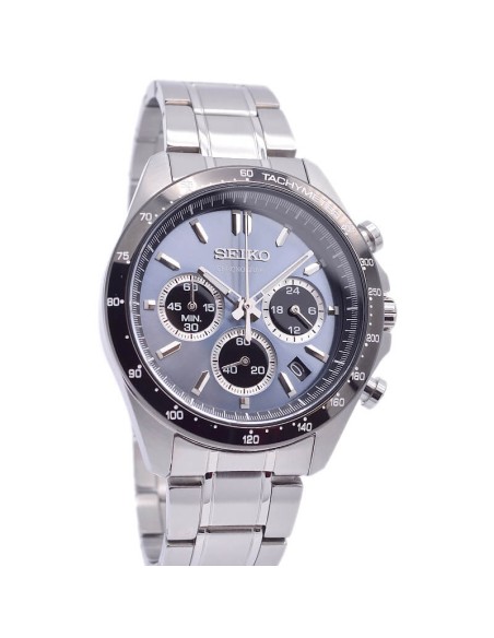 reloj cronógrafo hombre Seiko Spirit SBTR027 JDM 39.8mm 100m WR correa de acero