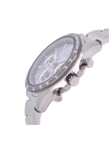 reloj cronógrafo hombre Seiko Spirit SBTR027 JDM 39.8mm 100m WR correa de acero