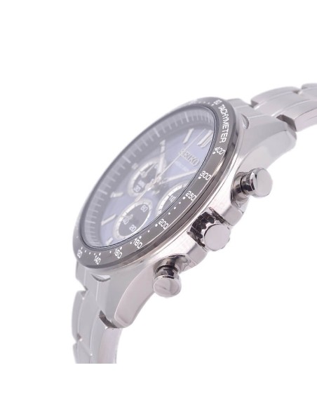 reloj cronógrafo hombre Seiko Spirit SBTR027 JDM 39.8mm 100m WR correa de acero
