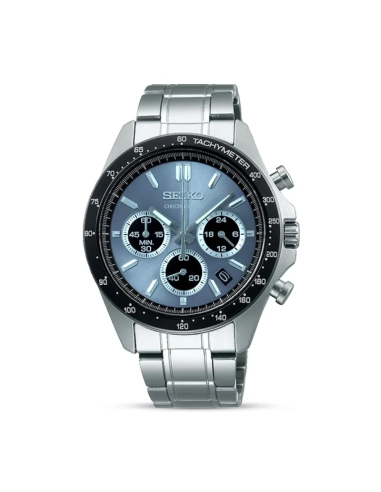 reloj cronógrafo hombre Seiko Spirit SBTR027 JDM 39.8mm 100m WR correa de acero