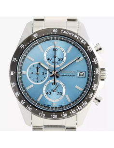 reloj cronógrafo hombre Seiko Spirit SBTR029 JDM 39.8mm 100m WR correa de acero