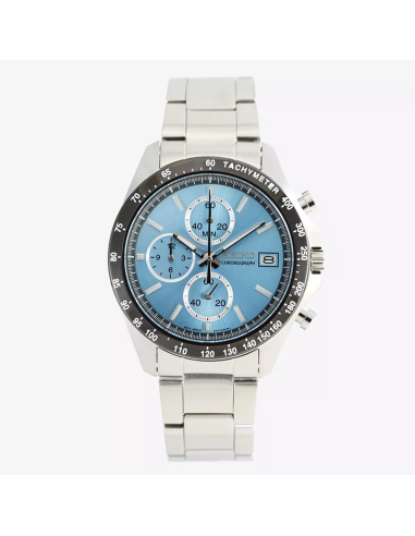 reloj cronógrafo hombre Seiko Spirit SBTR029 JDM 39.8mm 100m WR correa de cuero